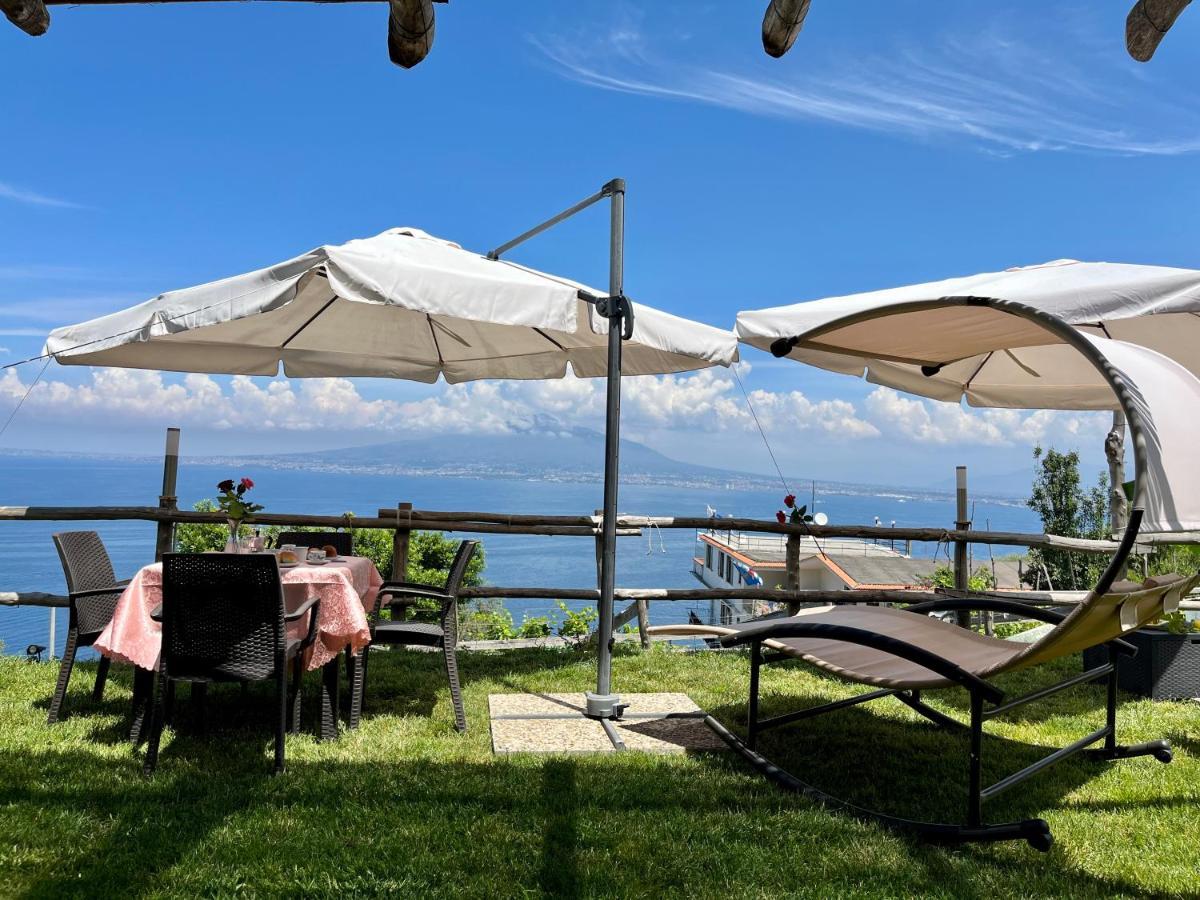 Willa La Badia Montechiaro - Breathtaking View Of Sorrento Coast Vico Equense Zewnętrze zdjęcie