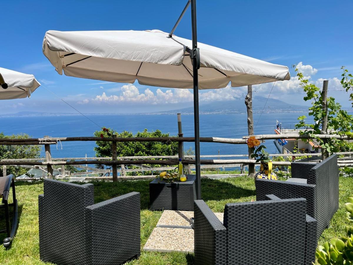 Willa La Badia Montechiaro - Breathtaking View Of Sorrento Coast Vico Equense Zewnętrze zdjęcie