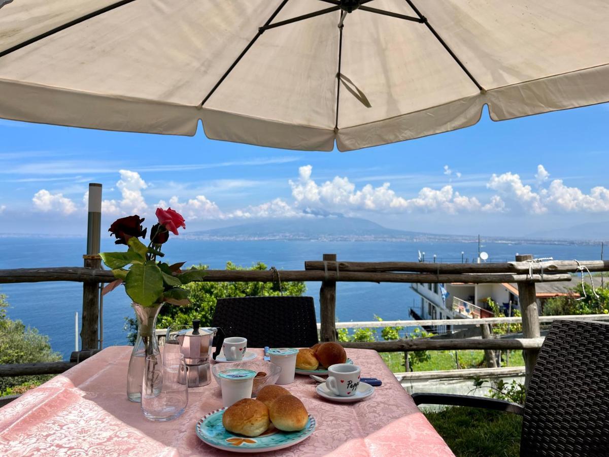 Willa La Badia Montechiaro - Breathtaking View Of Sorrento Coast Vico Equense Zewnętrze zdjęcie