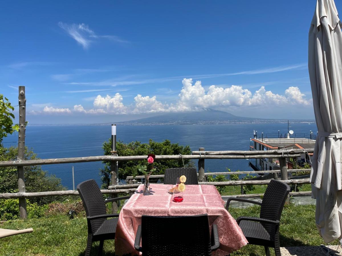 Willa La Badia Montechiaro - Breathtaking View Of Sorrento Coast Vico Equense Zewnętrze zdjęcie
