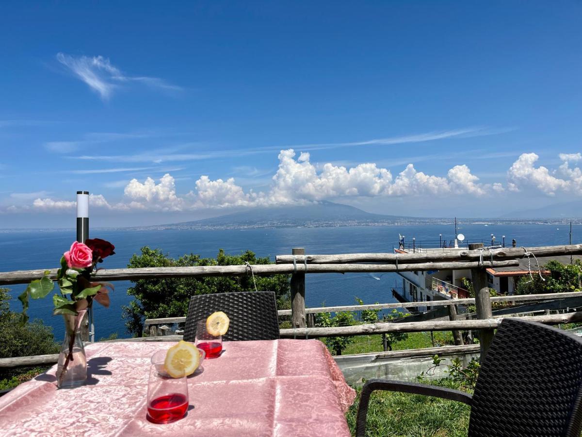 Willa La Badia Montechiaro - Breathtaking View Of Sorrento Coast Vico Equense Zewnętrze zdjęcie