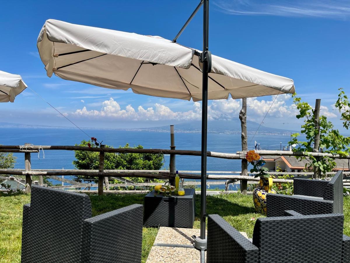 Willa La Badia Montechiaro - Breathtaking View Of Sorrento Coast Vico Equense Zewnętrze zdjęcie