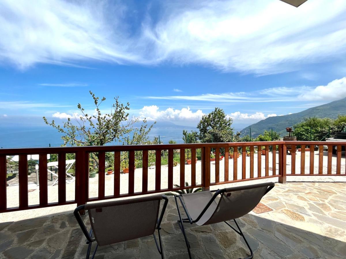 Willa La Badia Montechiaro - Breathtaking View Of Sorrento Coast Vico Equense Zewnętrze zdjęcie